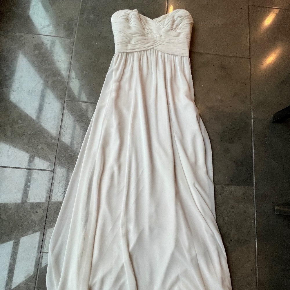 Ralph Lauren White Gown worn once size 2